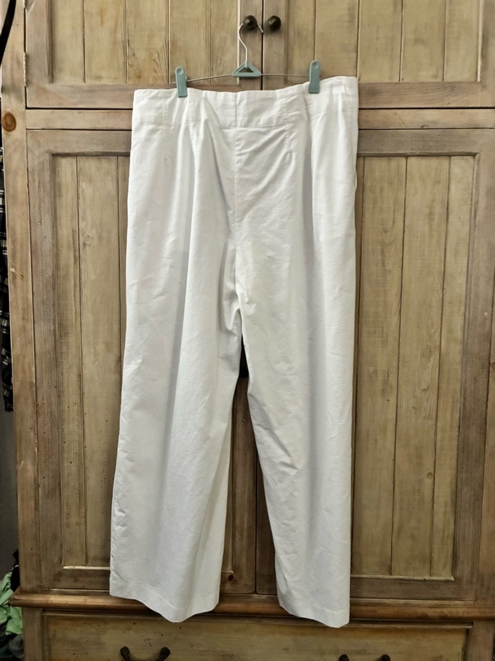 Future Collective Women's White Trousers - Size 14